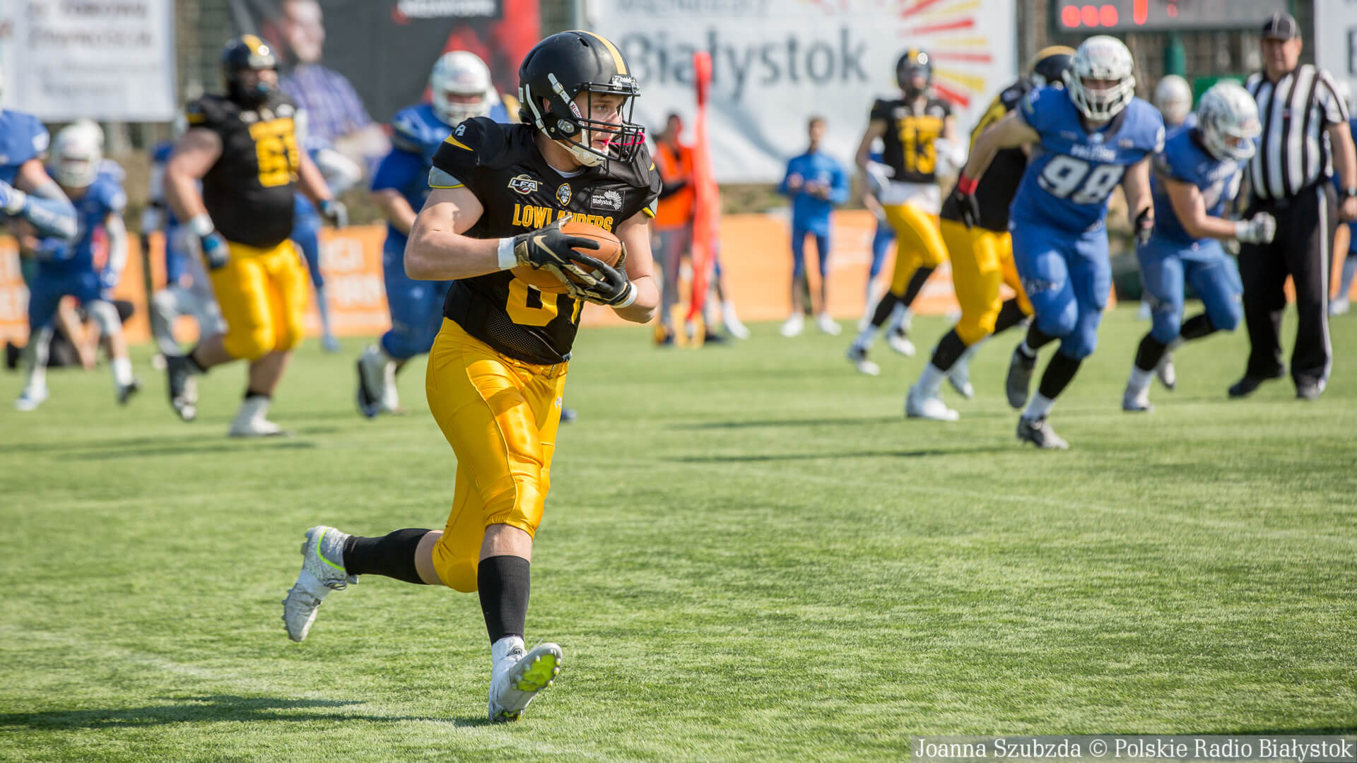 Lowlanders Białystok przegrali mecz z Tychy Falcons [zdjęcia]