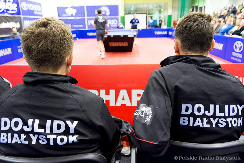 Tenisiści stołowi Dojlid Wschodzacy Białystok przegrali z Polonią Bytom