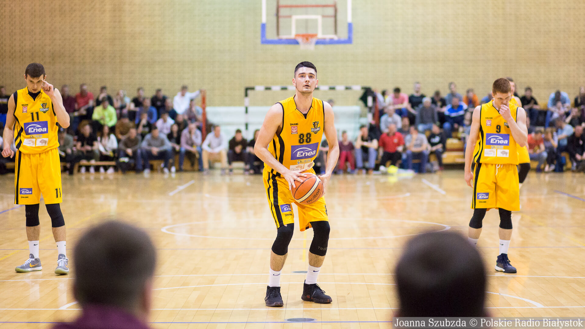 Koszykarze z Białegostoku i Bielska Podlaskiego walczą o 1. ligę - mecz Żubry - Sudety Jelenia Góra także na naszej antenie