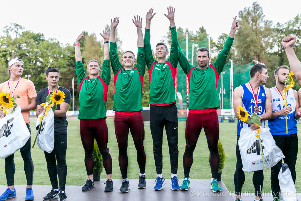 Sztafeta mężczyzn Podlasia Białystok zdobyła złoty medal na MP w Lekkoatletyce [zdjęcia, wideo]