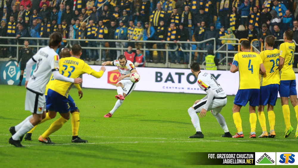 Jagiellonia rozbita w Gdyni - przegrała z Arką 1:4