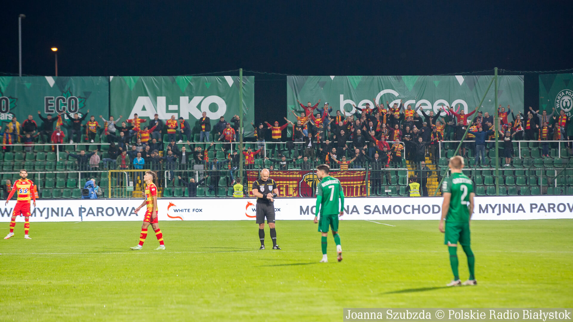 Wyjazdowy mecz Jagiellonii Białystok z Wartą Poznań - 15 października