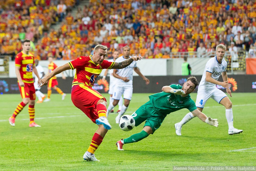 Jagiellonia przegrała z KAA Gent 3-1 i odpadła z eliminacji Ligi Europy