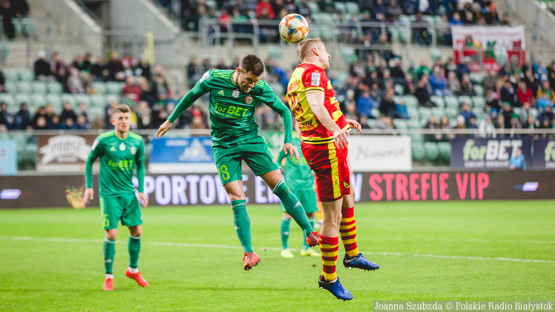 Ciężki mecz Jagiellonii ze Śląskiem Wrocław [zdjęcia]