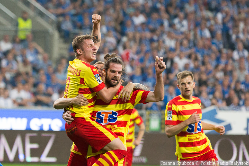 Jagiellonia wygrała w Poznaniu i zapewniła sobie udział w europejskich pucharach [zdjęcia, wideo]