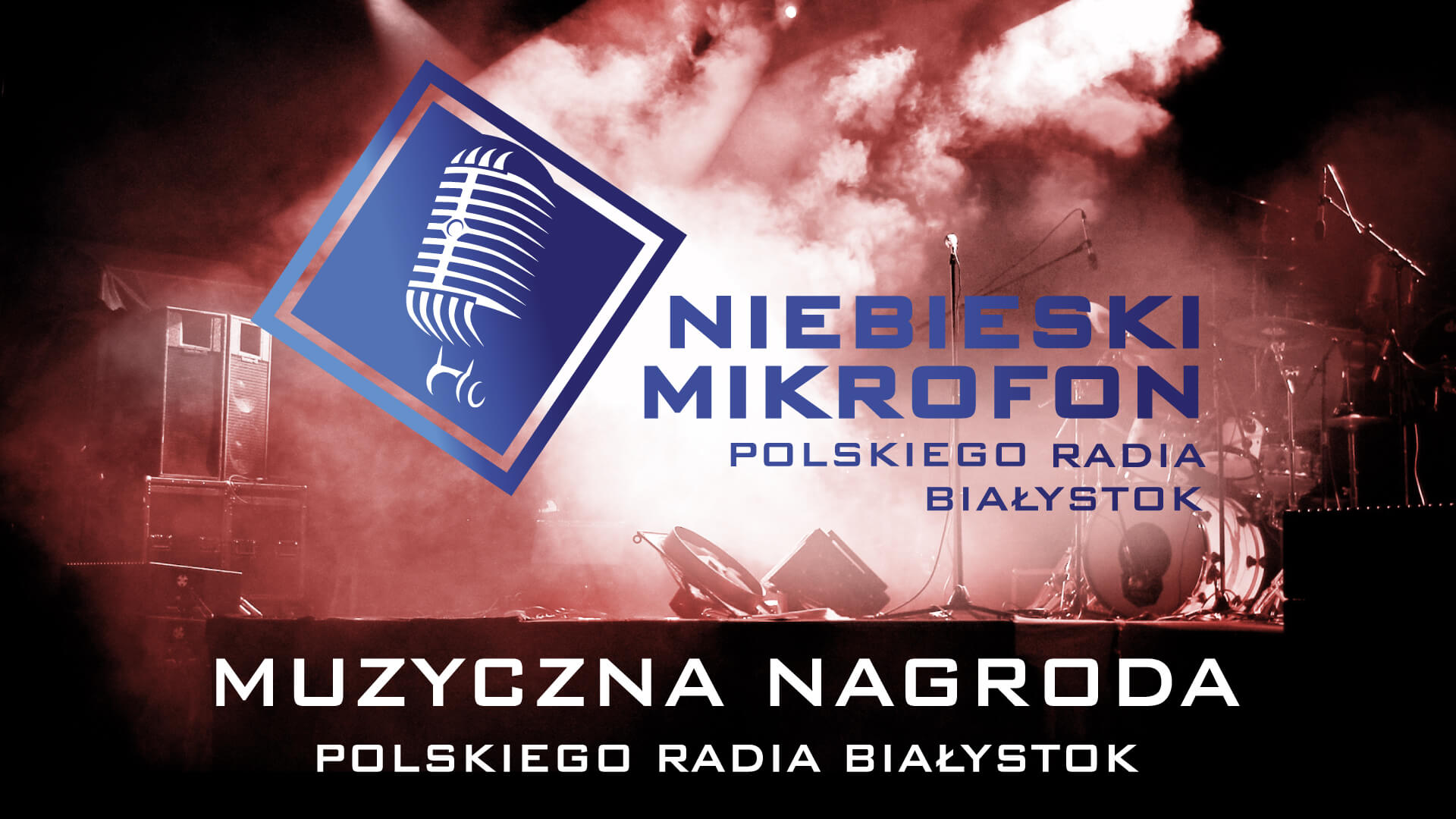 Niebieski mikrofon
