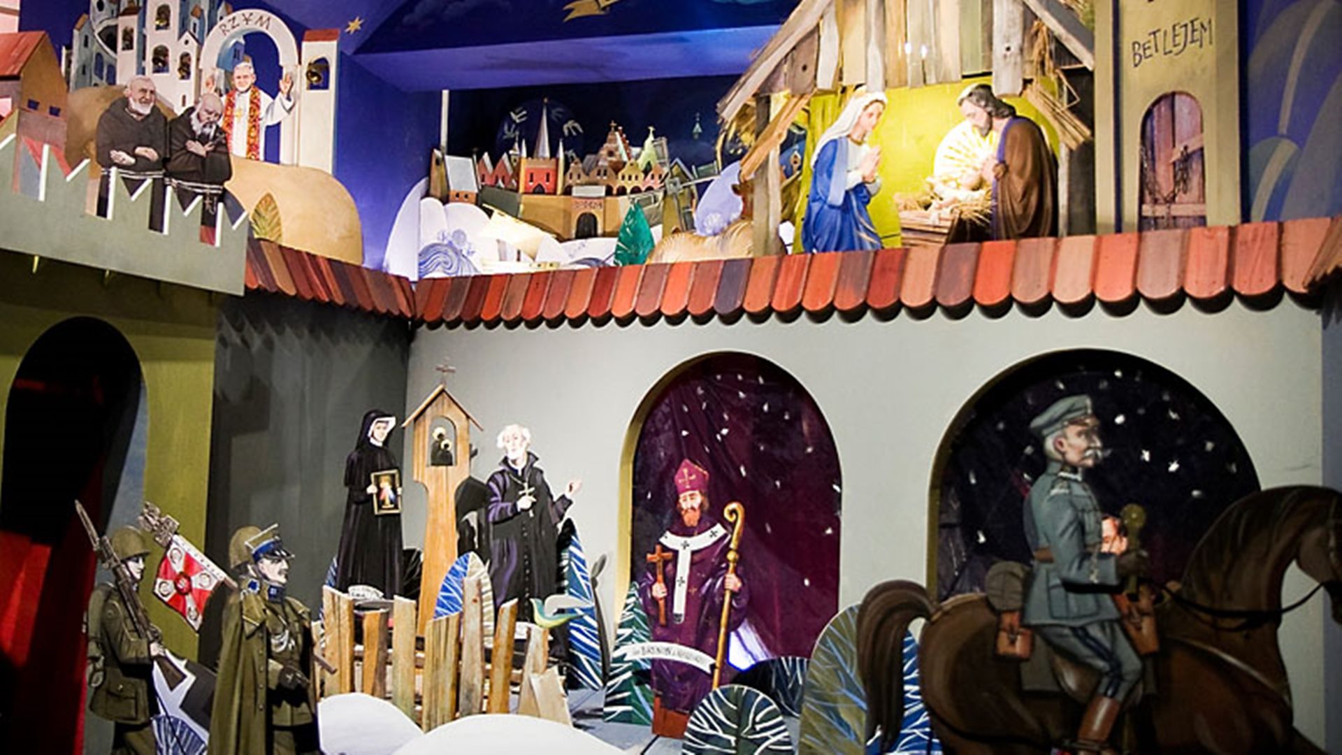 W Łomży tradycyjnie można oglądać ruchomą szopkę