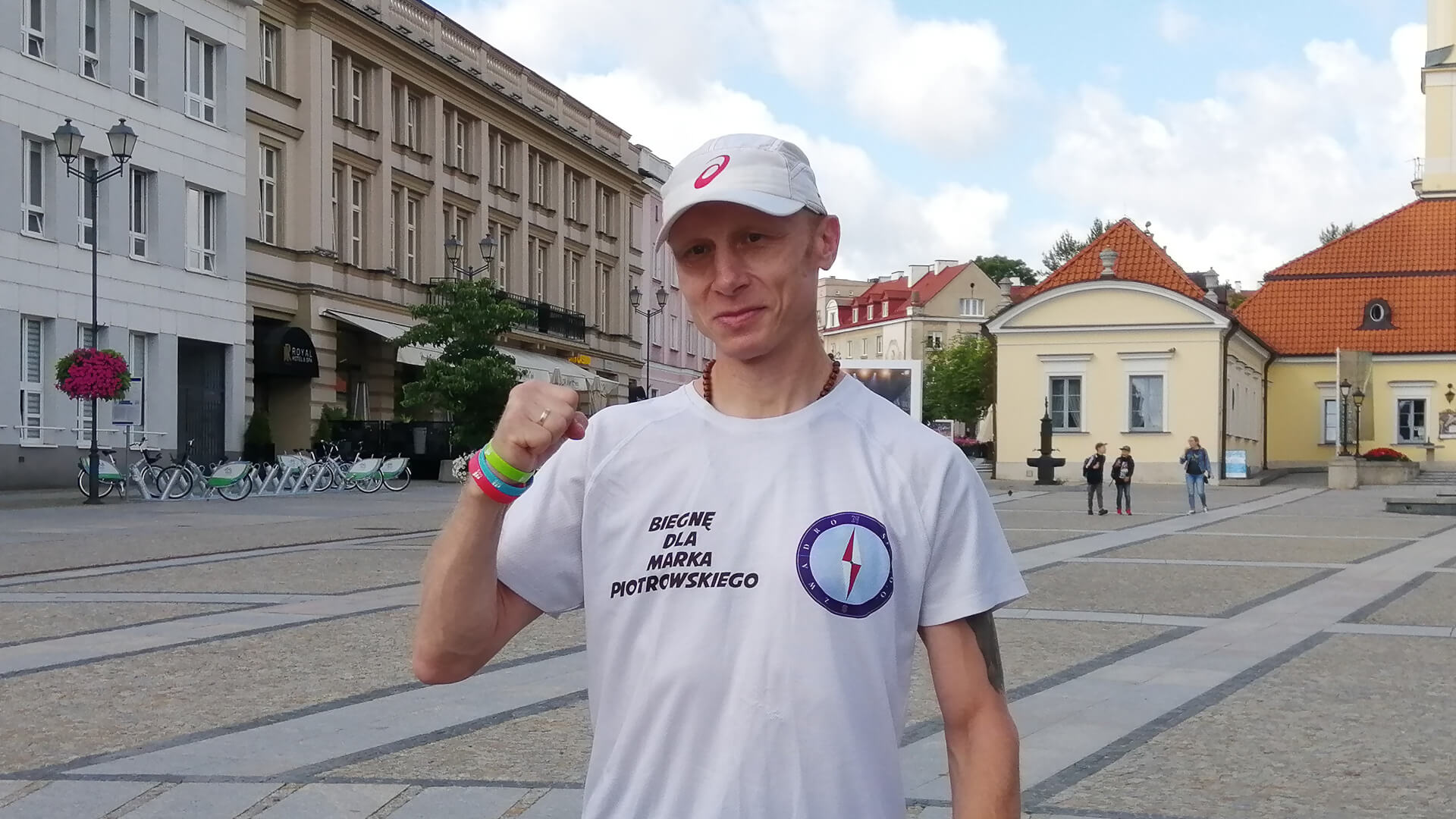 Białostocki kickbokser Robert Ciulkin rozpoczął duathlon, by wesprzeć chorych