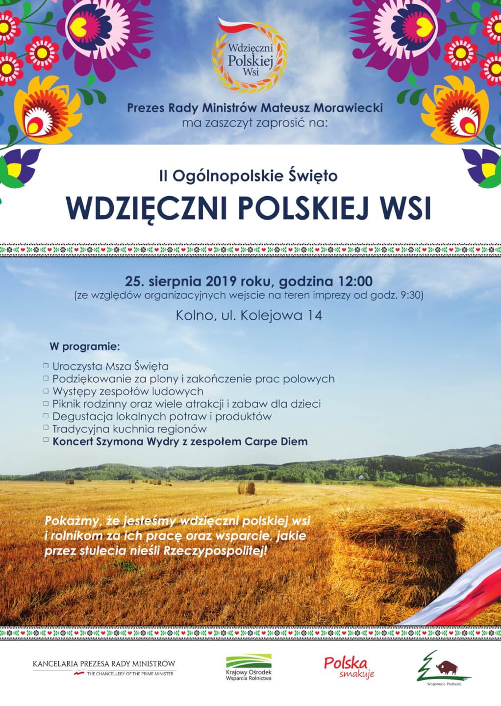 II Ogólnopolskie Święto "Wdzięczni Polskiej Wsi"
