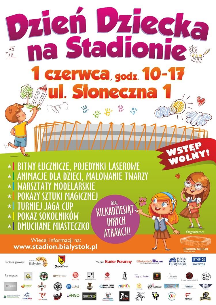 Dzień Dziecka na Stadionie Miejskim w Białymstoku