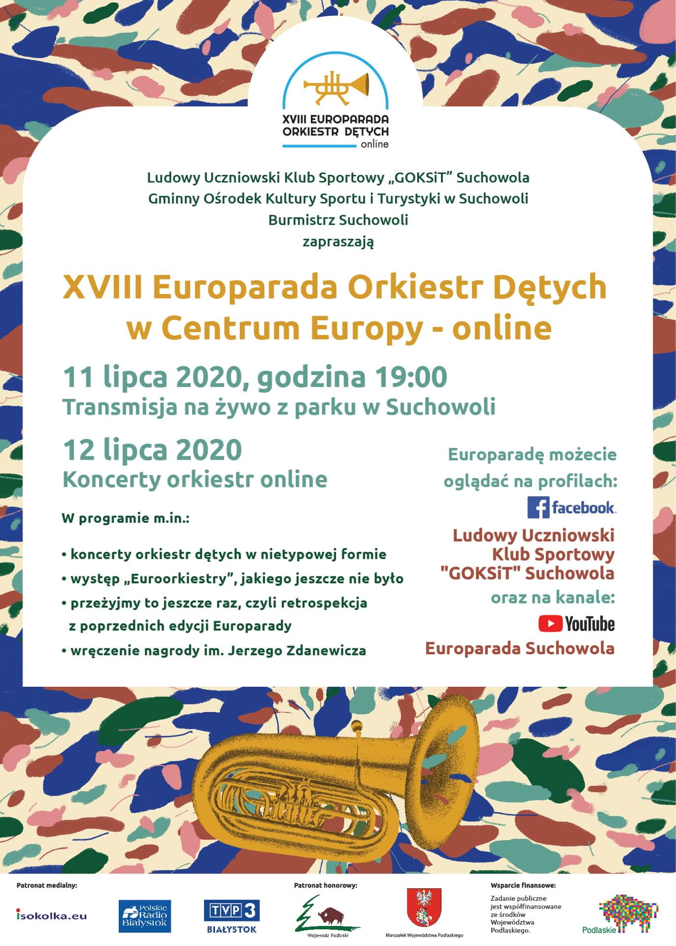 Europarada Orkiestr Dętych w Centrum Europy 2020