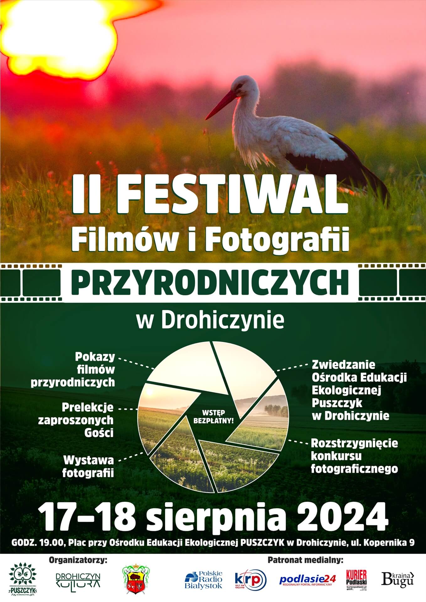 II Festiwal Filmów i Fotografii Przyrodniczych w Drohiczynie