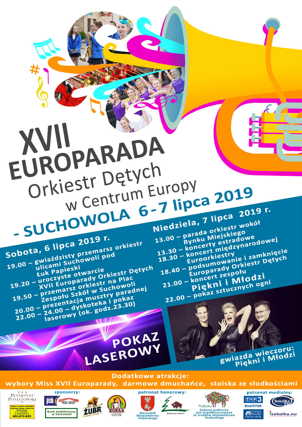 XVII Europarada Orkiestr Dętych w Centrum Europy - Suchowola 2019
