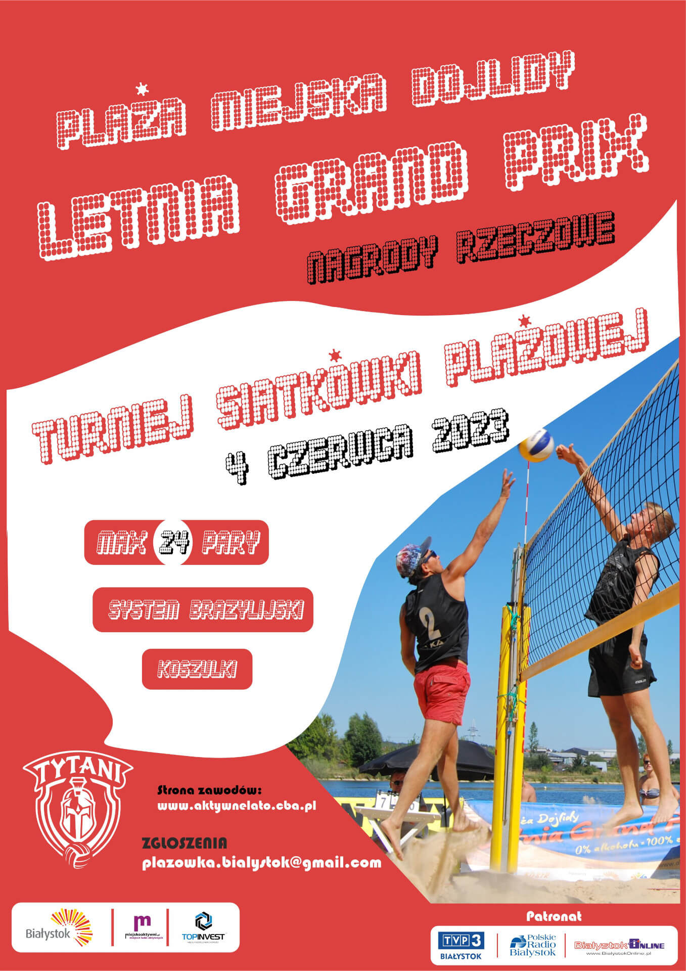 Turniej siatkówki plażowej Letnia Grand Prix 2023 na Dojlidach
