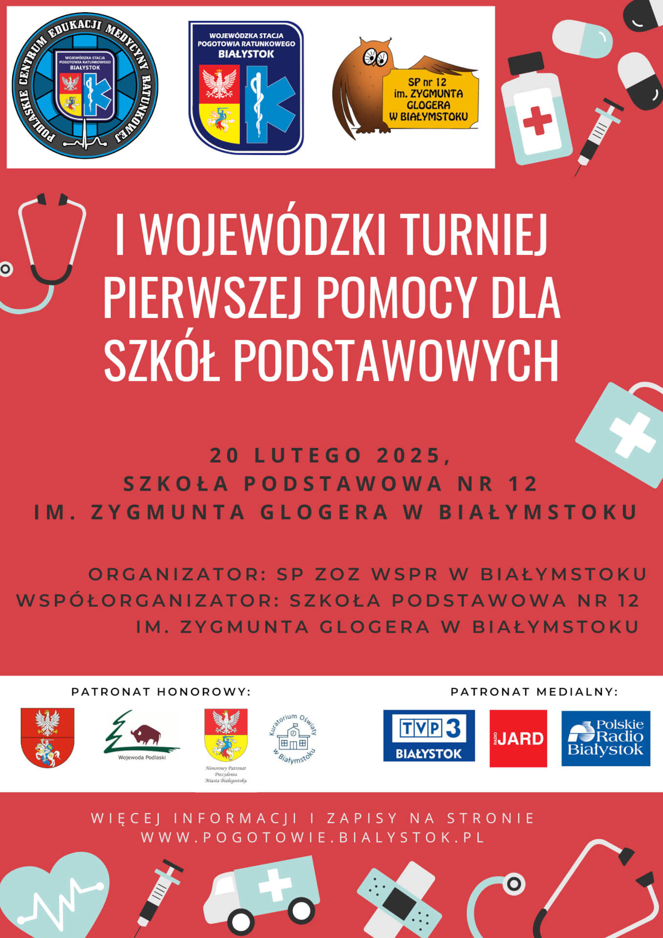 I Wojewódzki Turniej Pierwszej Pomocy dla Szkół Podstawowych