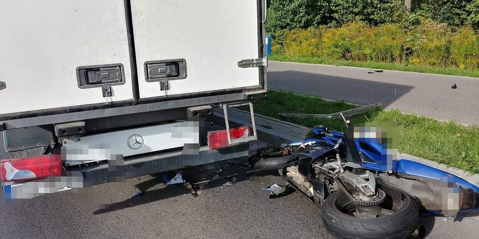 Wypadek na ulicy Ciołkowskiego - jedna osoba została ranna