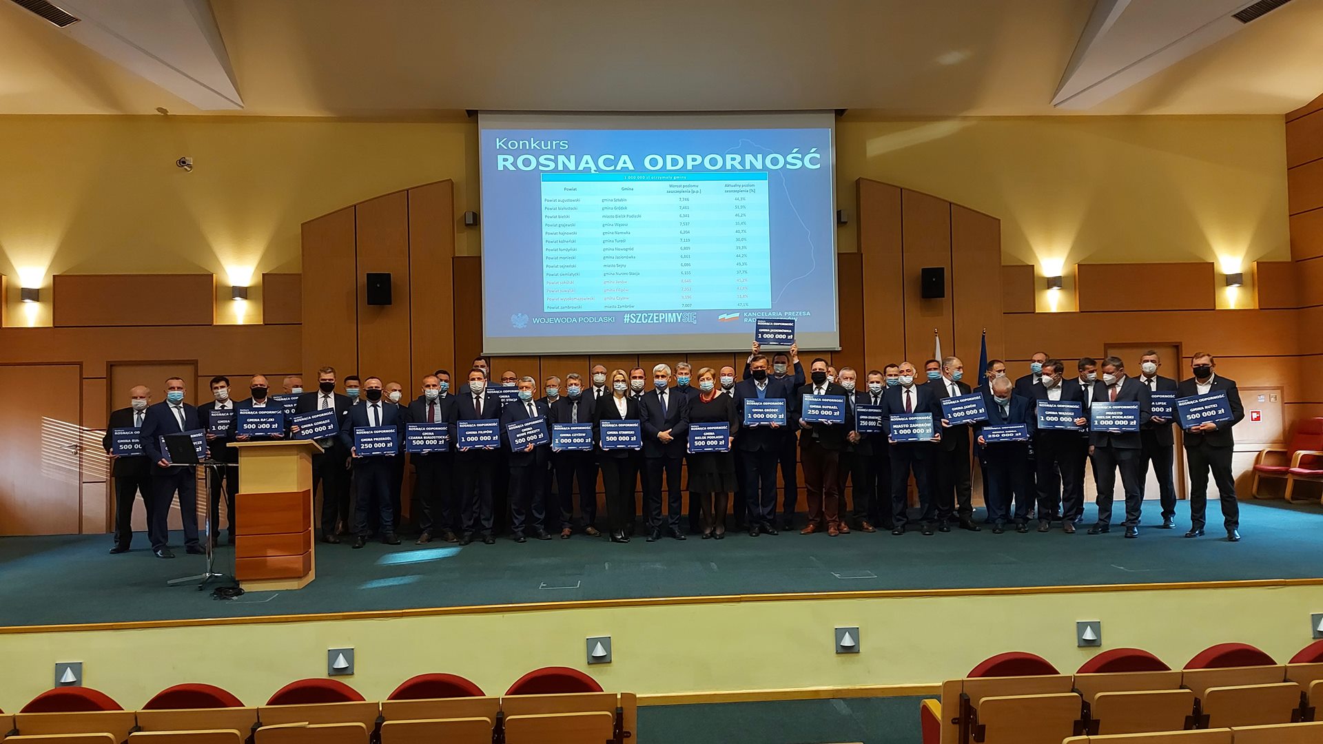 Podlaskie samorządy, w których przybyło najwięcej zaszczepionych dostaną pieniądze