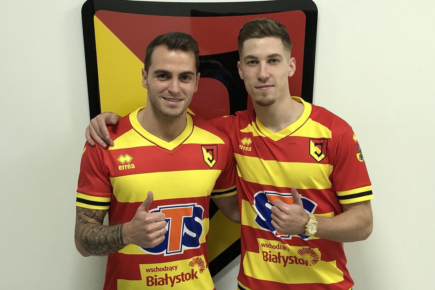 Hiszpan Jesus Imaz i Słowak Martin Kosztal zagrają w Jagiellonii Białystok