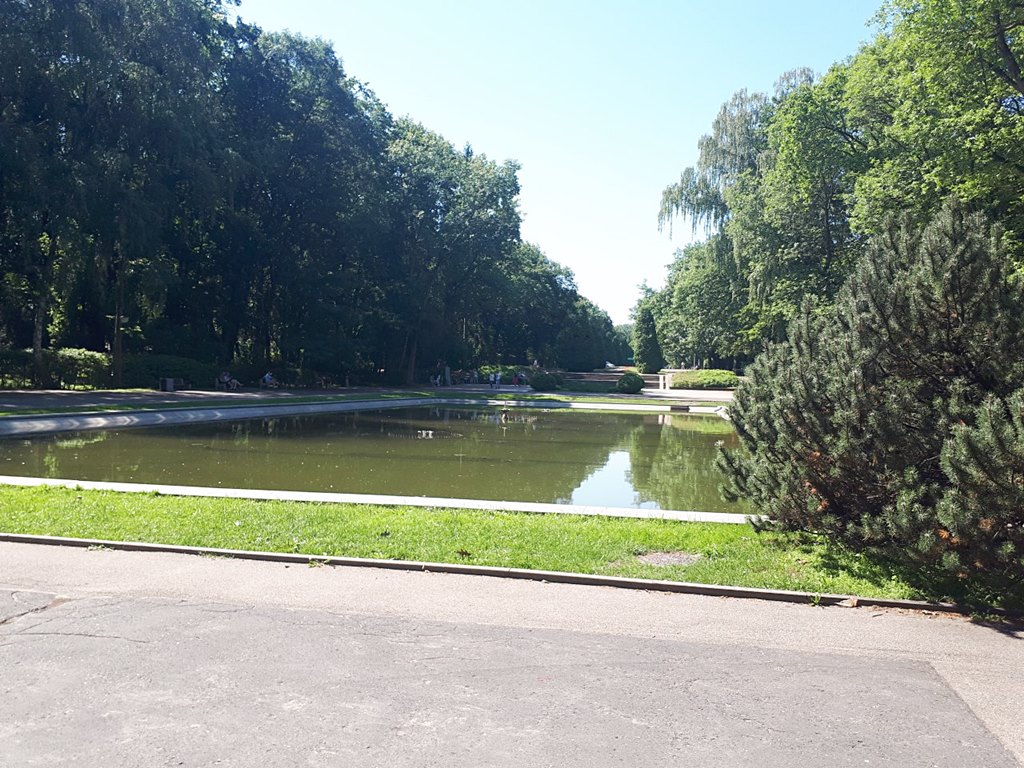 Awaria białostockiej fontanny w parku Planty