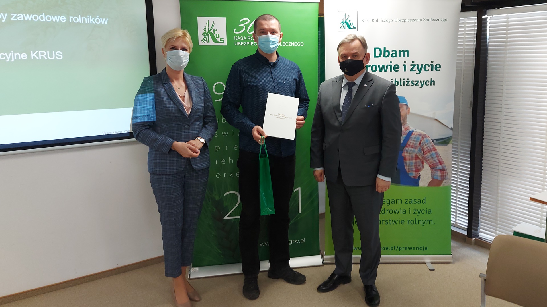 Nasz dziennikarz Wojciech Szubzda nagrodzony przez KRUS