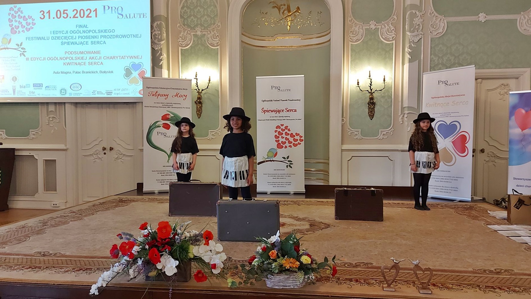 Młodzi artyści śpiewająco zachęcali do zdrowego trybu życia