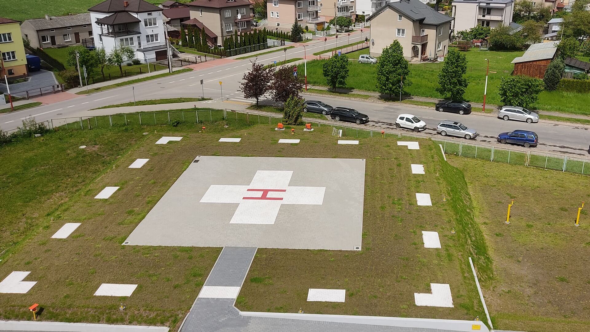 Lądowisko przy szpitalu w Łapach oficjalnie otwarte