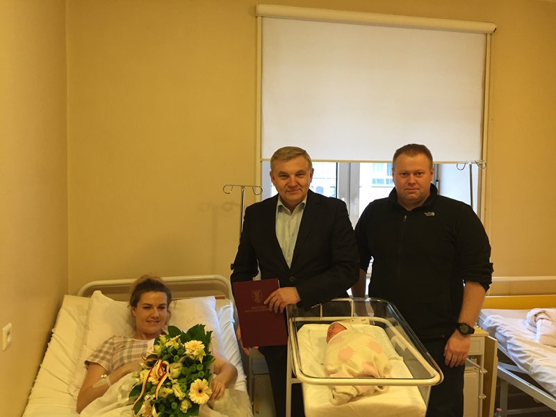 Region:  W Białymstoku Marysia, w Suwałkach Weronika - pierwsze dzieci w 2016 roku