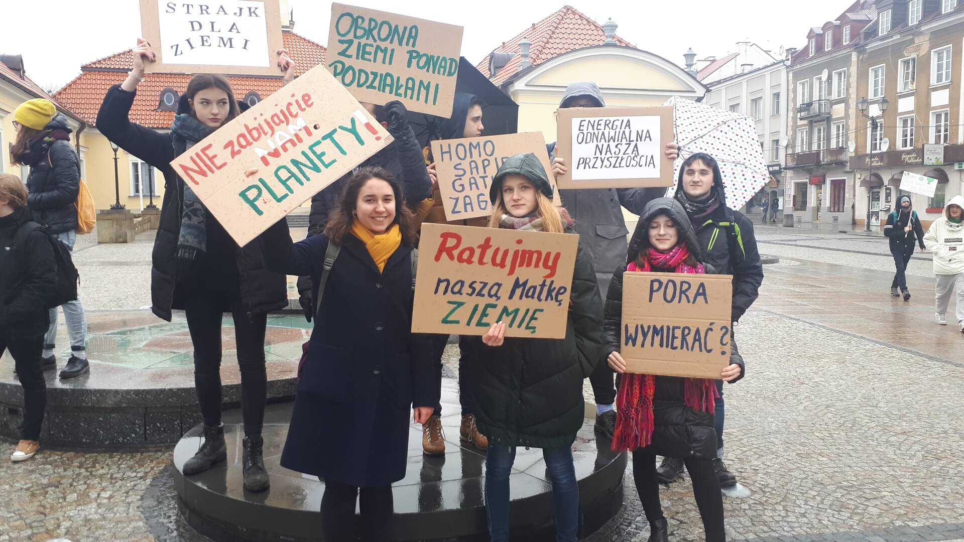 Uczniowie z białostockich szkół zorganizowali strajk klimatyczny