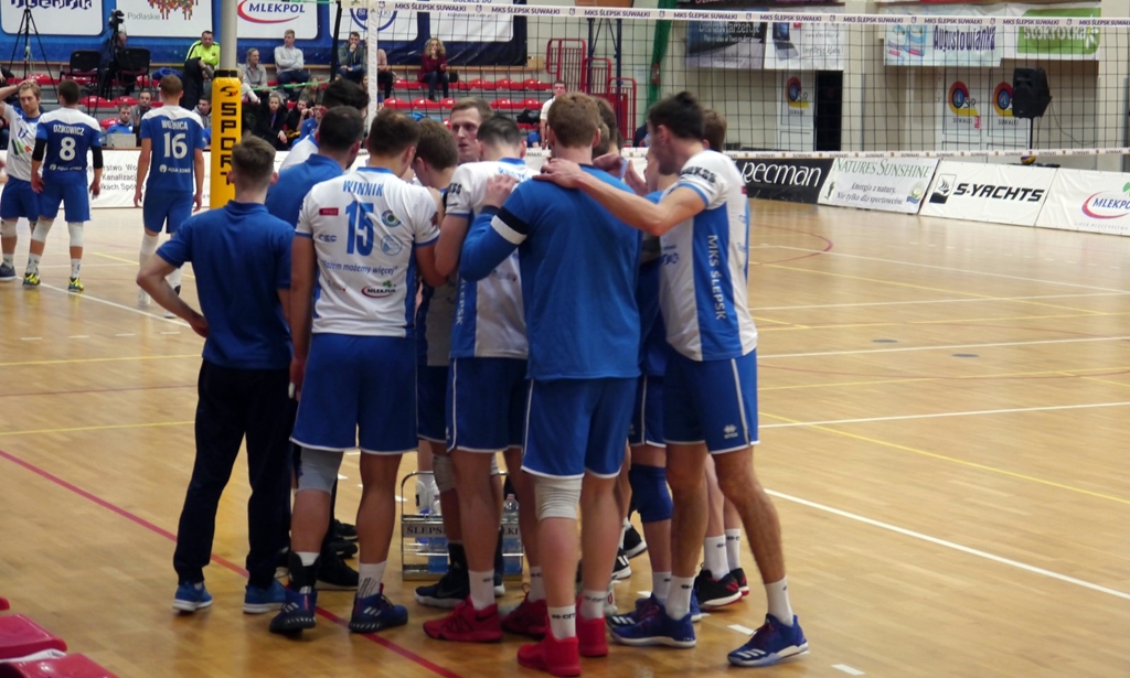Siatkarze Ślepska Suwałki pokonali drużynę Stal Nysa 3:0