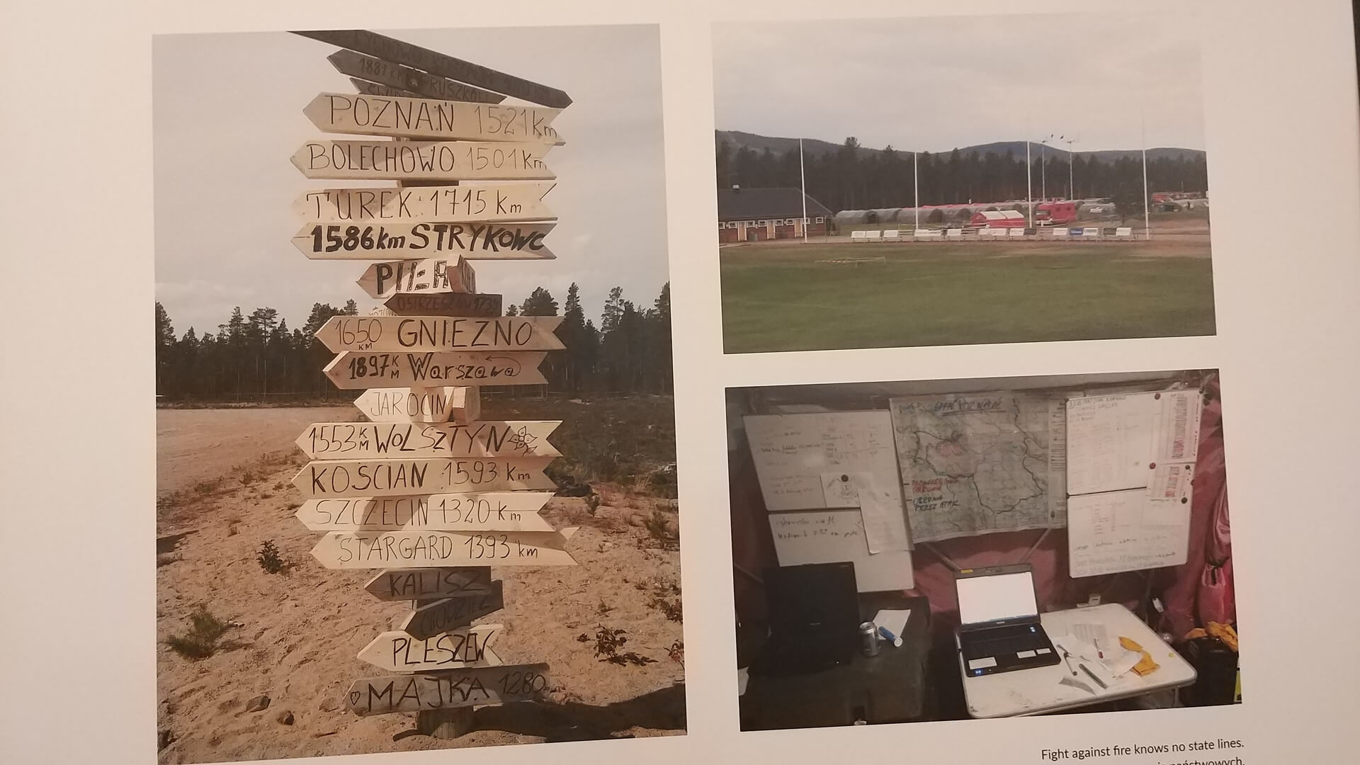 W Białymstoku można oglądać wystawę poświęconą działaniom polskich strażaków w Szwecji