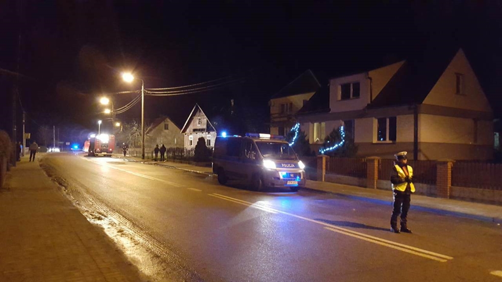 Pożar w Krypnie Wielkim k. Knyszyna - nie żyje mężczyzna