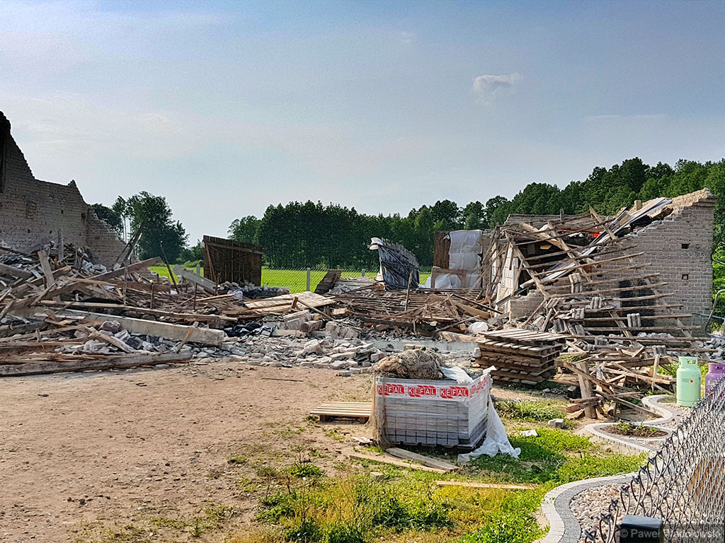 Tragedia w Chojnach Starych k. Łomży - zginął starszy mężczyzna