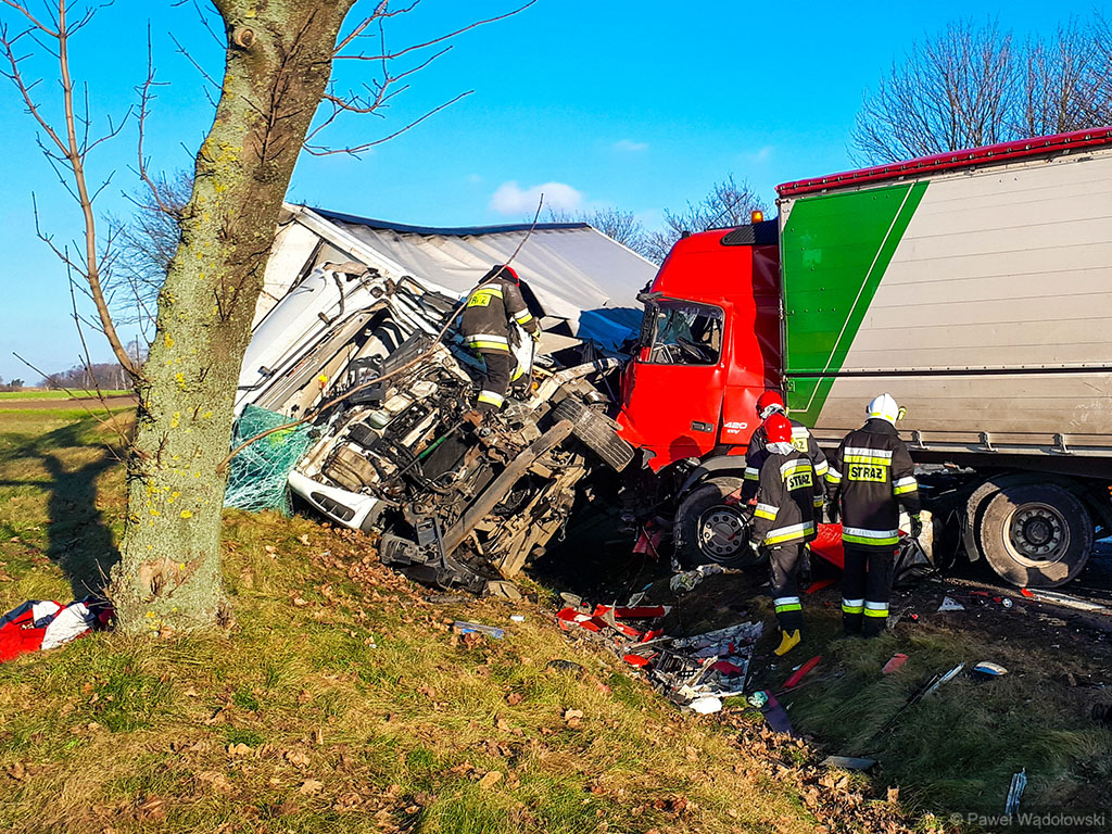 Karambol na DK61 na odcinku Łomża - Stawiski - zderzyło się 7 aut