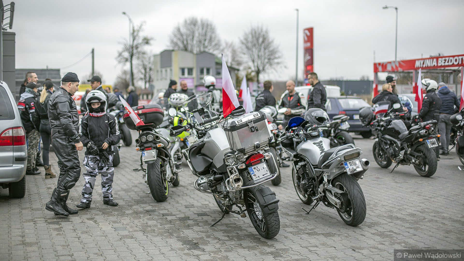 Łomżyńscy motocykliści świętowali 11 listopada [zdjęcia]