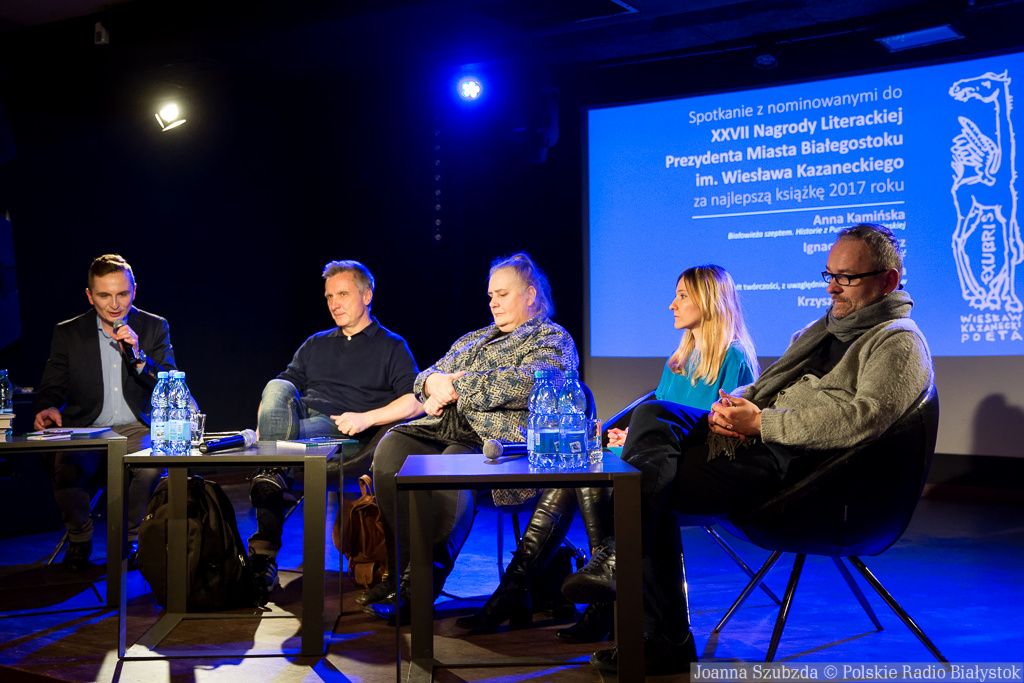 Spotkanie w białostockiej Famie z nominowanymi do nagrody im. Kazaneckiego [zdjęcia]