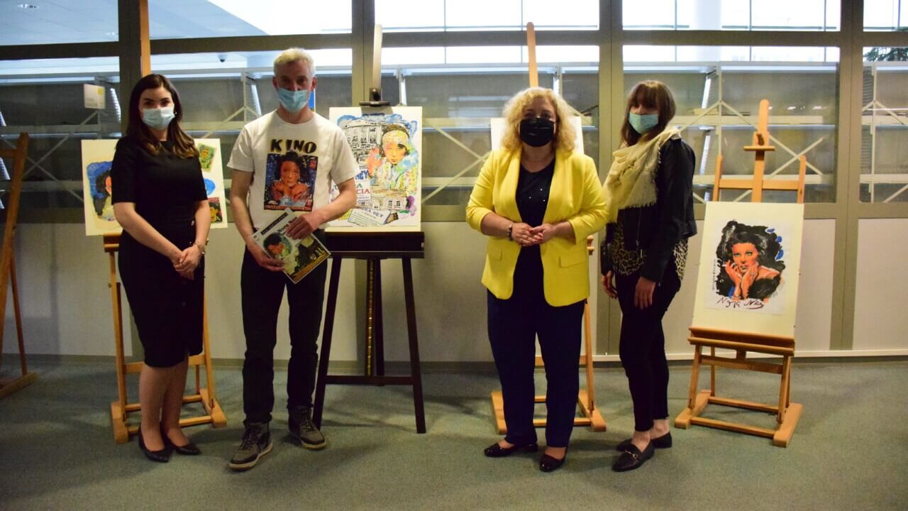 Wystawa prac Tomasza Brańskiego w Książnicy Podlaskiej