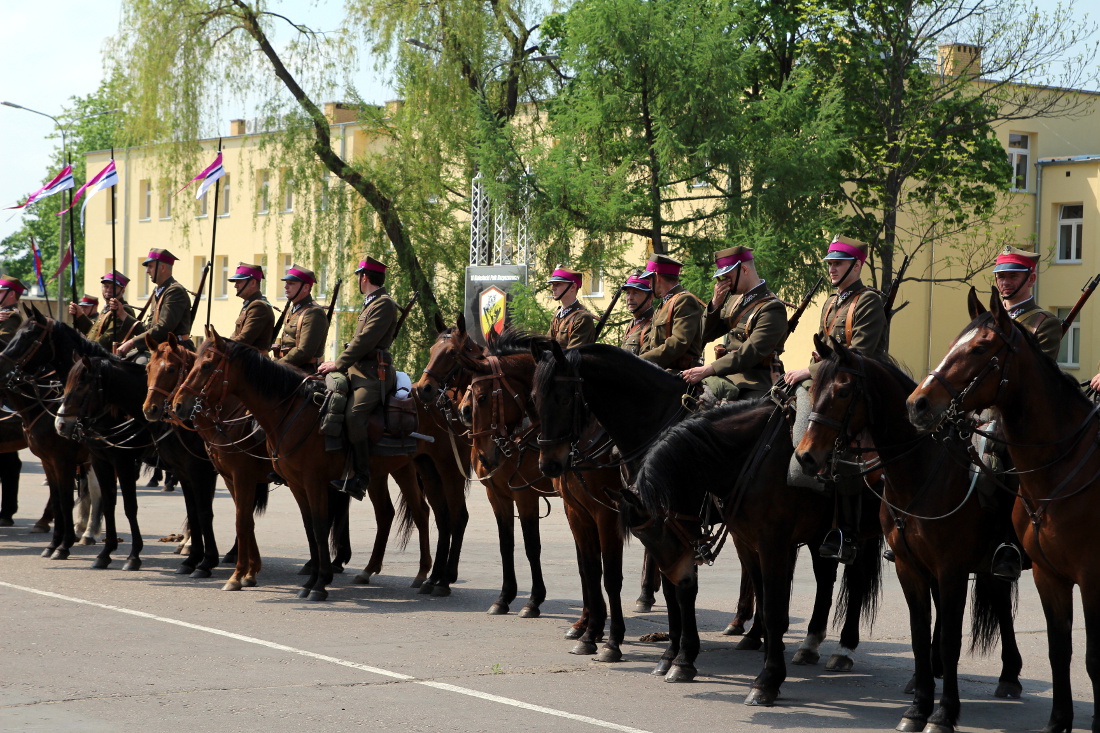 Augustów:  Ułańskie obozowisko z okazji rocznicy utworzenia pułku