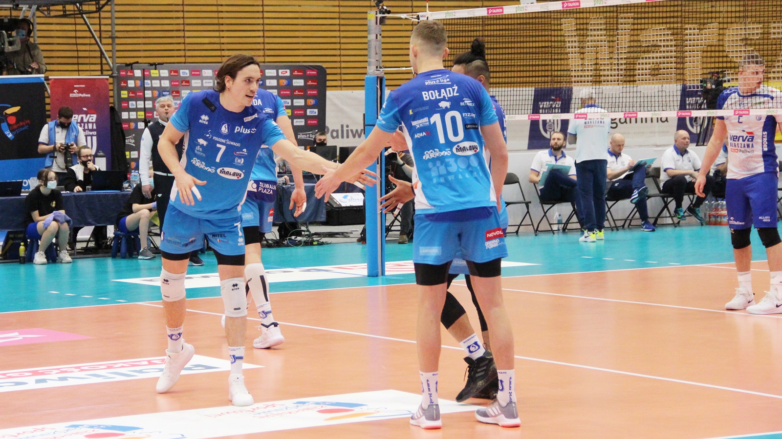 Ślepsk Malow Suwałki przegrywa, ale wywozi z Warszawy cenny punkt