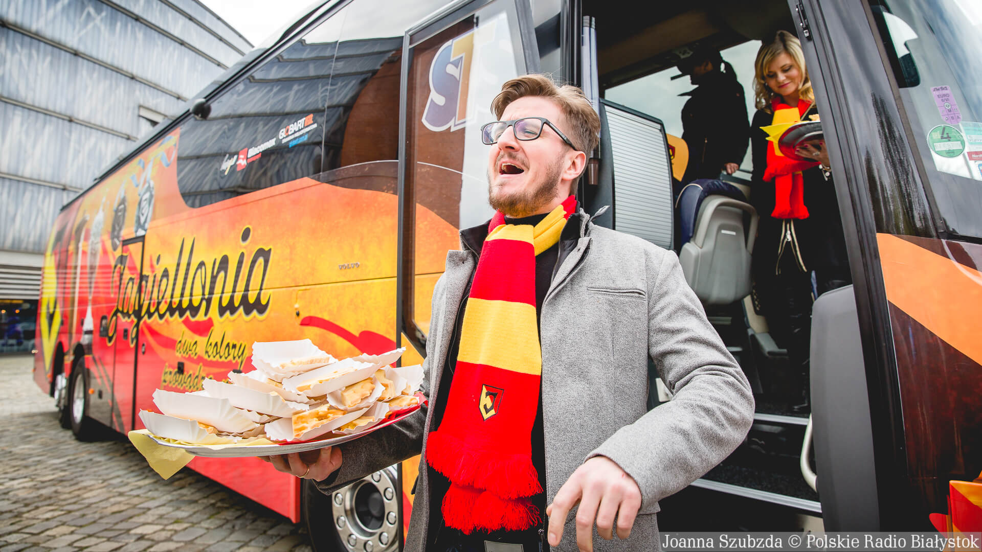 Jagiellonia częstowała poznaniaków podlaskimi sękaczami [zdjęcia]