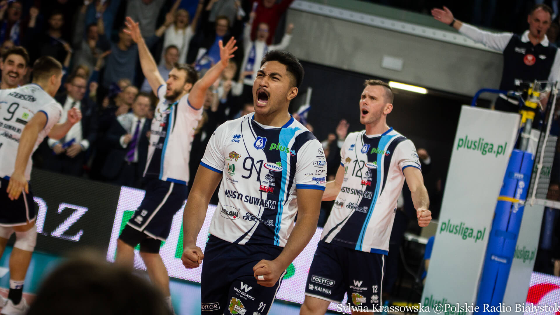 Siatkarze Ślepska Malow Suwałki wygrali 3:1 mecz z AZS-em Olsztyn [zdjęcia, wideo]