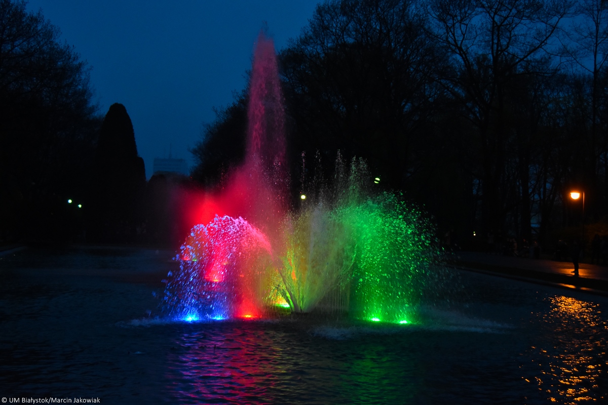 Po zimowej przerwie, znów działają fontanny w Białymstoku