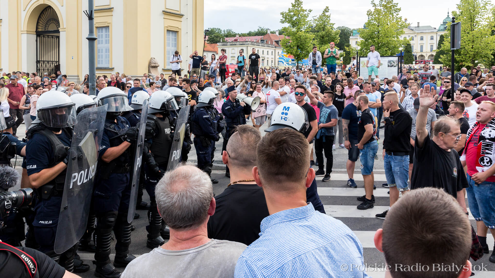 Policja ustaliła już tożsamość 72 osób, które łamały prawo w trakcie Marszu Równości w Białymstoku
