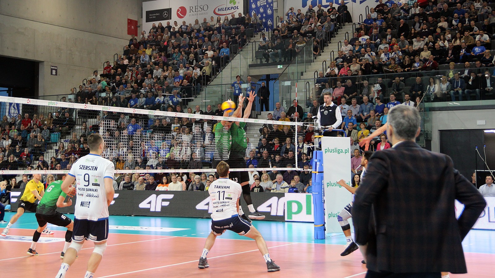 Łukasz Rudzewicz nie zagra w najbliższym plusligowym meczu z Cuprum Lubin