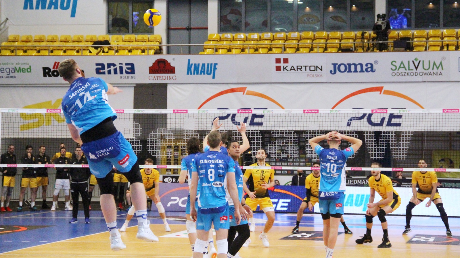 Ślepsk Malow Suwałki przegrywa w Bełchatowie ze Skrą 0:3