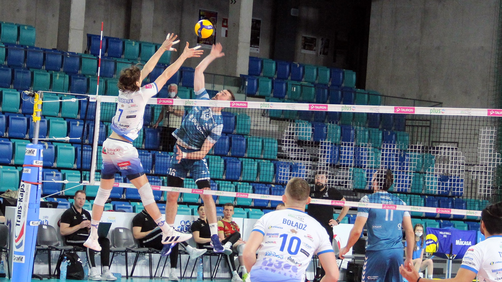 Ślepsk Malow Suwałki pokonuje MKS Będzin 3:0 - play-off na wyciągnięcie ręki [zdjęcia]