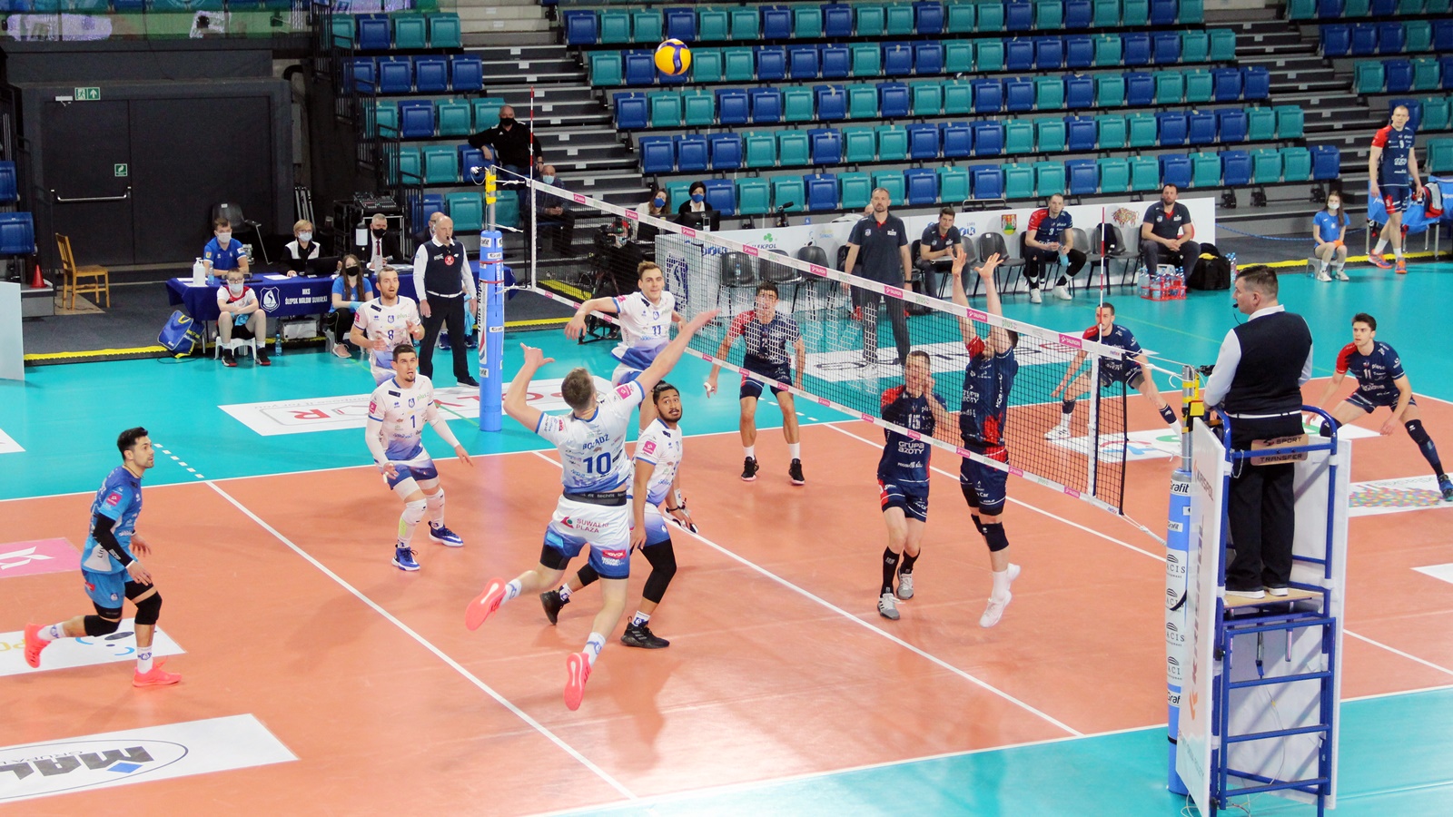 Siatkarze Ślepska Malow Suwałki ponownie przegrywają z ZAKSĄ Kędzierzyn-Koźle 1:3