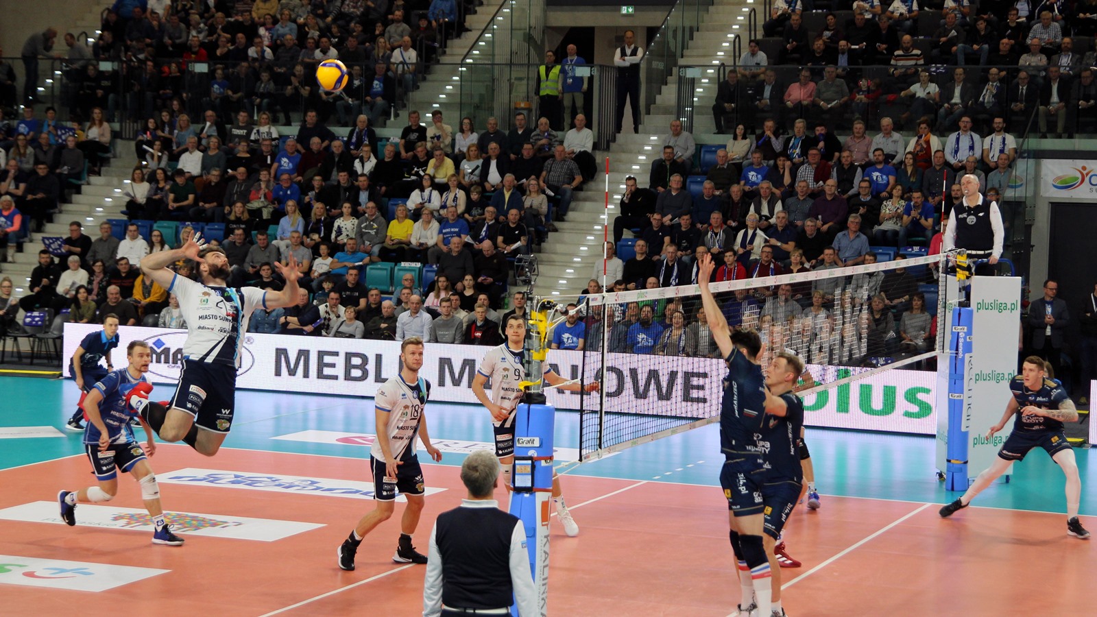 Ślepsk Malow Suwałki ulega mistrzom Polski - ZAKSIE Kędzierzyn-Koźle 0:3