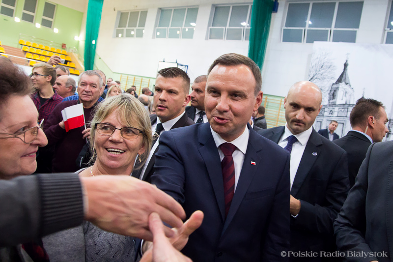 Prezydent Andrzej Duda odwiedził Hajnówkę i Siemiatycze [zdjęcia]