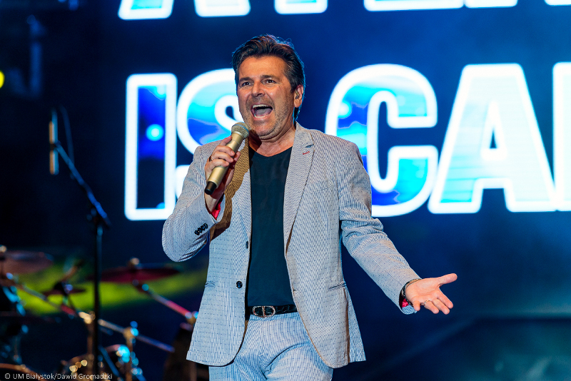Białystok:  Atrakcyjny koncert na dni miasta. Thomas Anders wystąpił na Rynku Kościuszki [zdjęcia]