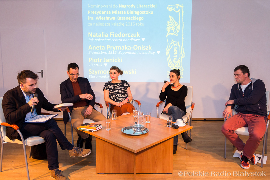 Spotkanie autorskie w Białymstoku z nominowanymi do nagrody im. Wiesława Kazaneckiego
